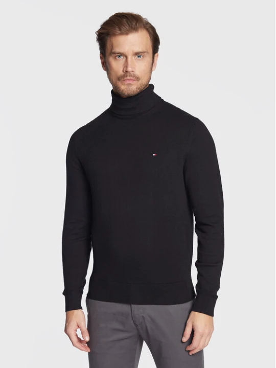 Foto del prodotto Tommy Hilfiger Dolcevita Pima MW0MW28048 Nero Regular Fit