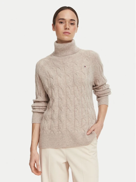 Foto del prodotto Tommy Hilfiger Dolcevita WW0WW46791 Beige Regular Fit