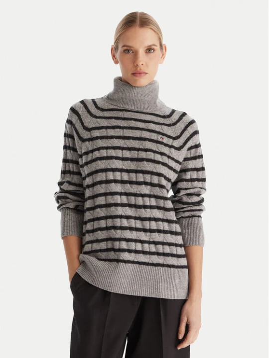 Foto del prodotto Tommy Hilfiger Dolcevita WW0WW46791 Grigio Regular Fit