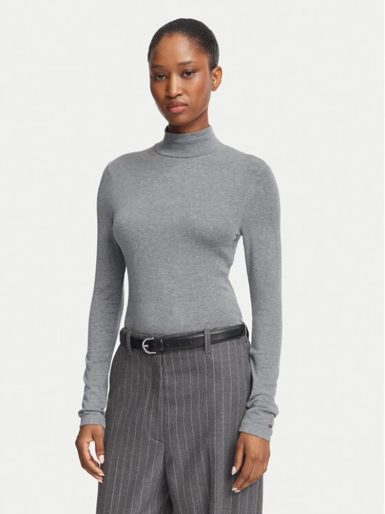 Foto del prodotto Tommy Hilfiger Dolcevita WW0WW52361 Grigio Slim Fit