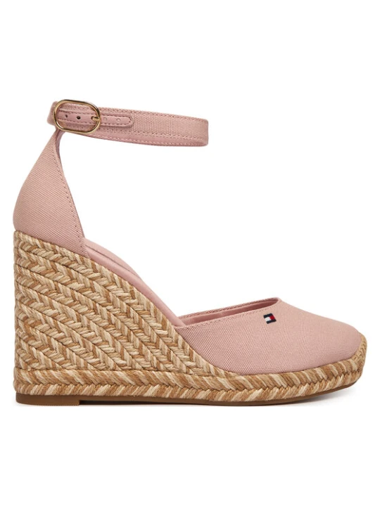 Foto del prodotto Tommy Hilfiger Espadrillas Flag High Wedge Espad Closed Toe FW0FW09225 Rosa