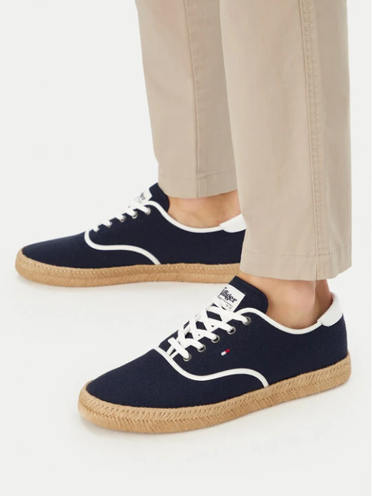 Foto del prodotto Tommy Hilfiger Espadrillas Th Hi Vulc Core Jutte Canvas FM0FM05872 Blu scuro