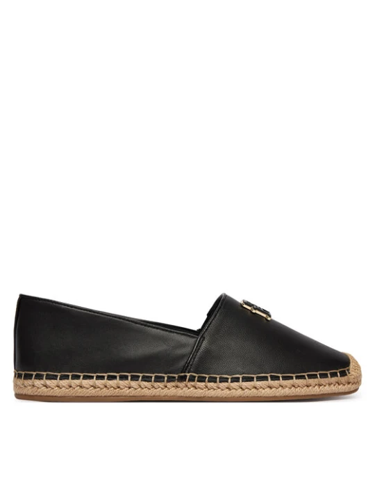 Foto del prodotto Tommy Hilfiger Espadrillas Th Logo Leather Espadrille FW0FW09246 Nero