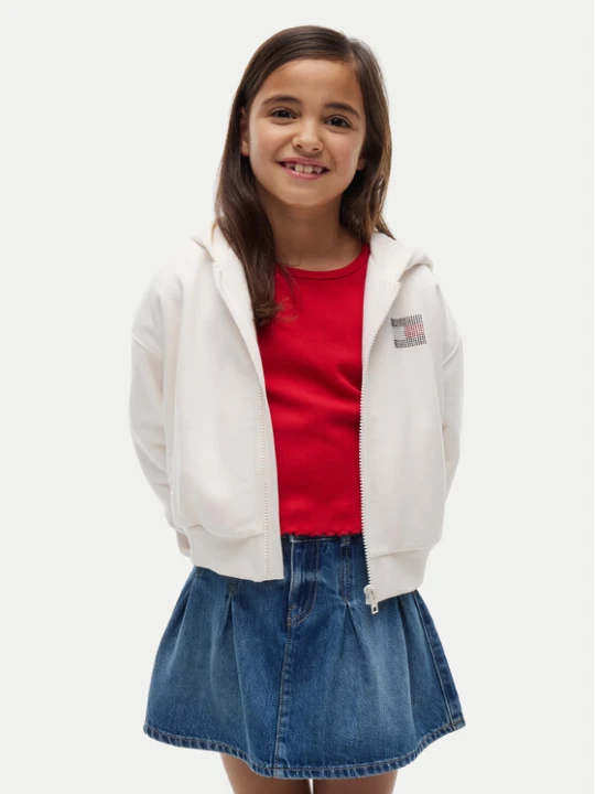 Foto del prodotto Tommy Hilfiger Felpa KG0KG09443 Bianco Regular Fit