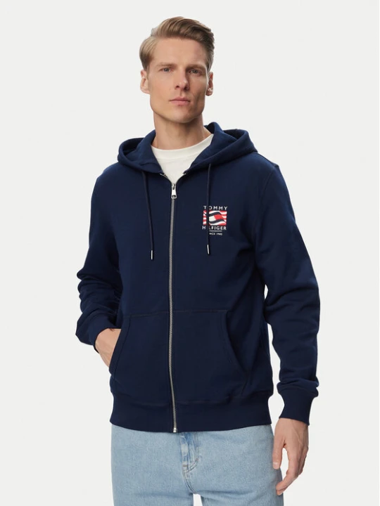 Foto del prodotto Tommy Hilfiger Felpa MW0MW43382 Blu scuro Regular Fit