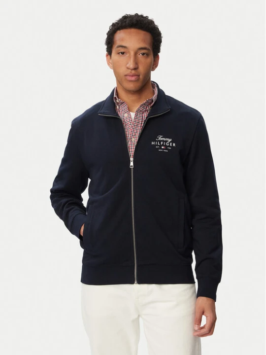 Foto del prodotto Tommy Hilfiger Felpa Script Stack MW0MW43219 Blu scuro Regular Fit