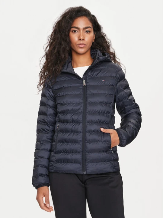 Foto del prodotto Tommy Hilfiger Giacca di transizione Global Stripe WW0WW42046 Blu scuro Regular Fit