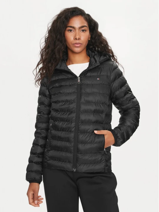 Foto del prodotto Tommy Hilfiger Giacca di transizione Global Stripe WW0WW42046 Nero Regular Fit