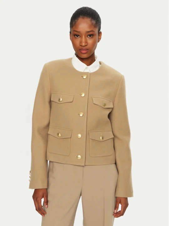 Foto del prodotto Tommy Hilfiger Giacca di transizione WW0WW43754 Beige Regular Fit