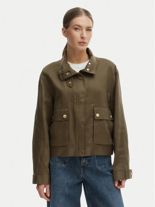 Foto del prodotto Tommy Hilfiger Giacca di transizione WW0WW48616 Verde Relaxed Fit