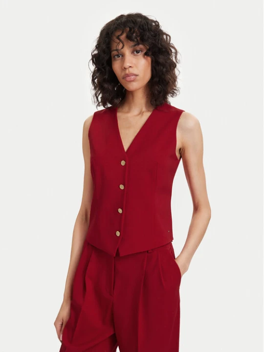 Foto del prodotto Tommy Hilfiger Gilet WW0WW48882 Rosso Regular Fit