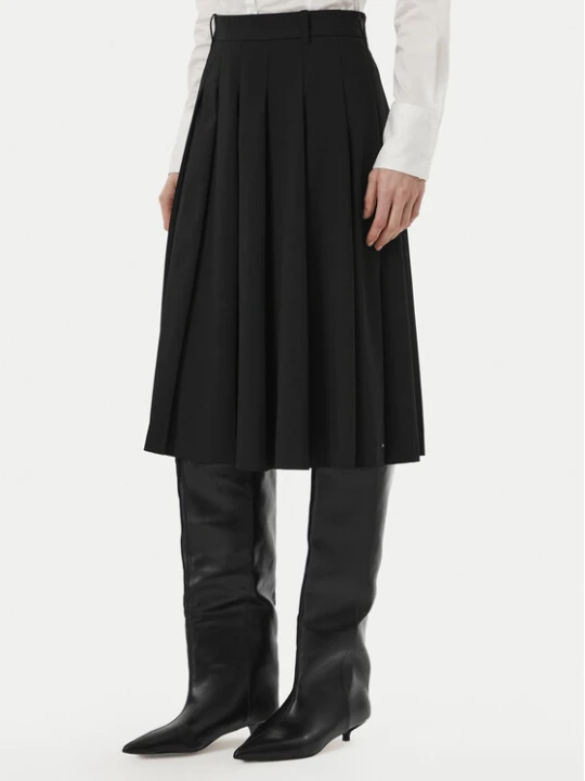 Foto del prodotto Tommy Hilfiger Gonna plissettata WW0WW51588 Nero A-Line Fit