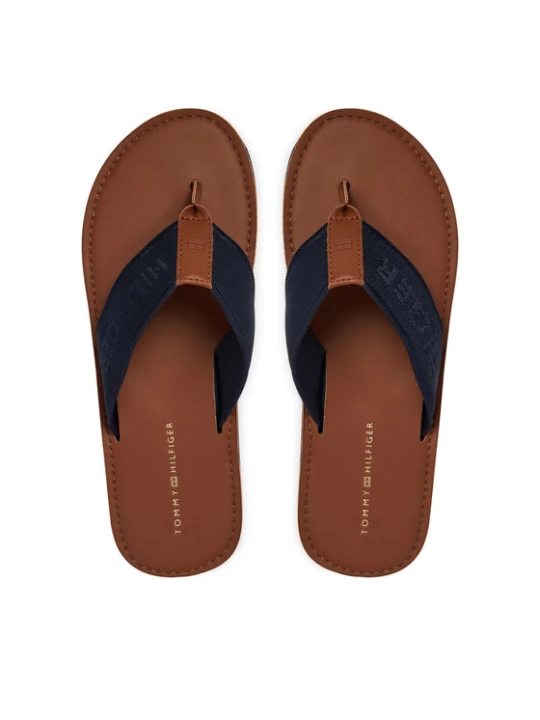 Foto del prodotto Tommy Hilfiger Infradito Jacquard Logo FM0FM05808 Blu scuro