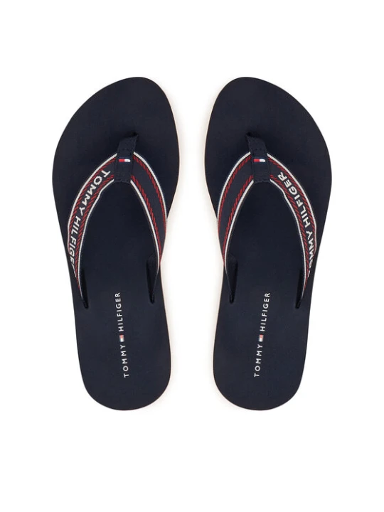 Foto del prodotto Tommy Hilfiger Infradito Th Corporate Wedge Summer Sandal FW0FW09695 Blu scuro