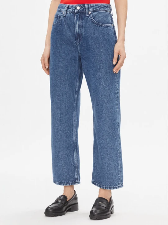 Foto del prodotto Tommy Hilfiger Jeans Loose Straight Rw Lea WW0WW40637 Blu Loose Leg