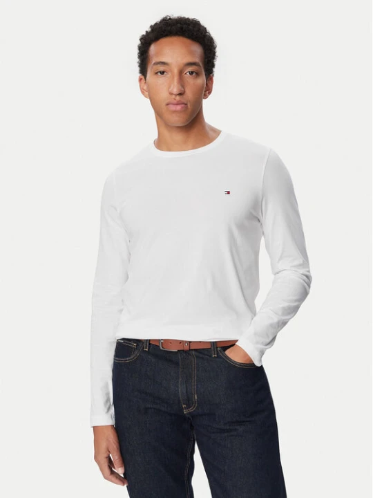 Foto del prodotto Tommy Hilfiger Longsleeve MW0MW10804 Bianco Slim Fit