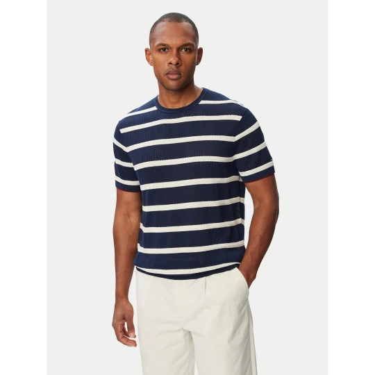 Foto del prodotto Tommy Hilfiger Maglione Breton MW0MW43942 Blu scuro Regular Fit