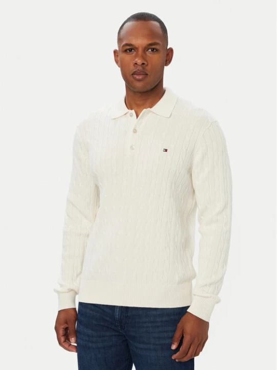 Foto del prodotto Tommy Hilfiger Maglione Classic MW0MW41955 Crema Regular Fit