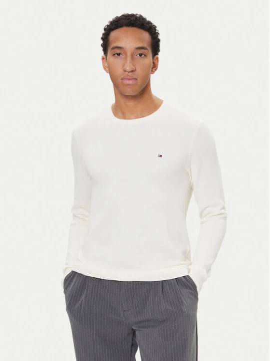 Foto del prodotto Tommy Hilfiger Maglione Essential MW0MW36347 Écru Regular Fit Crema