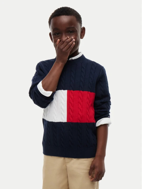 Foto del prodotto Tommy Hilfiger Maglione KB0KB09753 Blu scuro Regular Fit