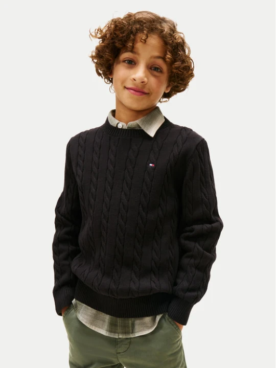 Foto del prodotto Tommy Hilfiger Maglione KB0KB09753 Nero Regular Fit
