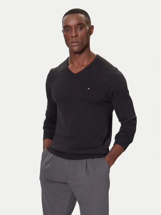 Foto del prodotto Tommy Hilfiger Maglione MW0MW42249 Nero Regular Fit