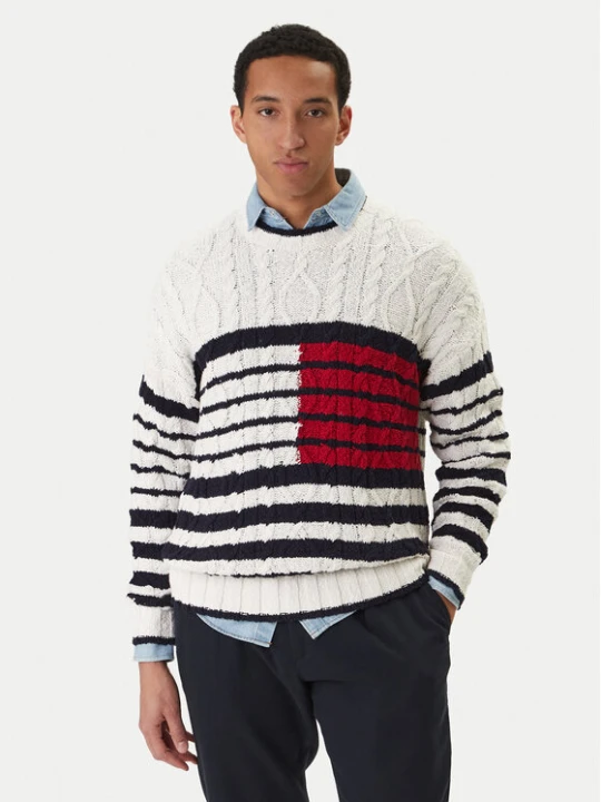 Foto del prodotto Tommy Hilfiger Maglione MW0MW42782 Écru Crema