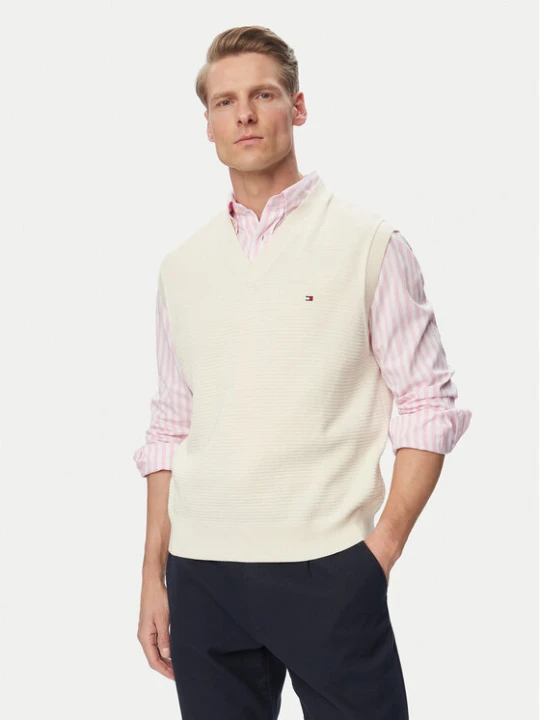 Foto del prodotto Tommy Hilfiger Maglione MW0MW43244 Crema Regular Fit