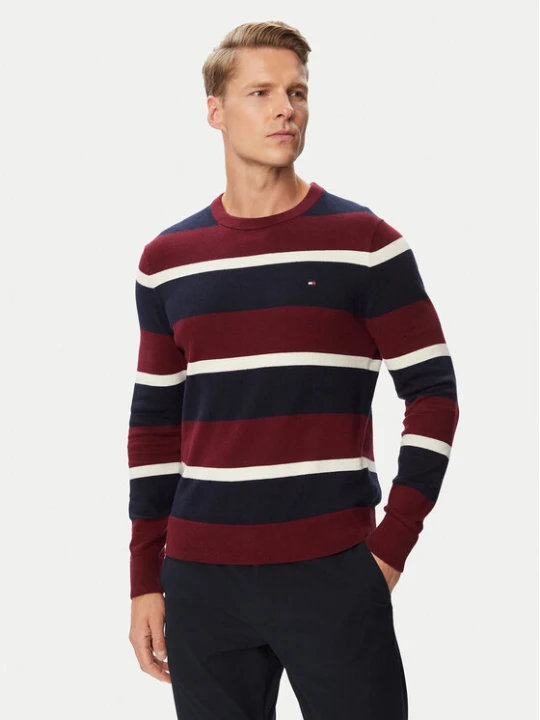 Foto del prodotto Tommy Hilfiger Maglione Pima MW0MW28046 Multicolore Regular Fit