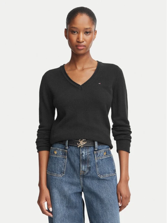 Foto del prodotto Tommy Hilfiger Maglione WW0WW43505 Nero Regular Fit