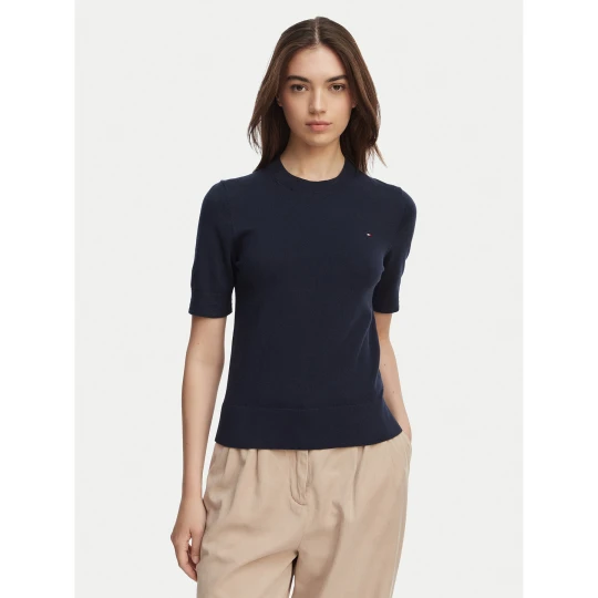Foto del prodotto Tommy Hilfiger Maglione WW0WW49705 Blu scuro Slim Fit