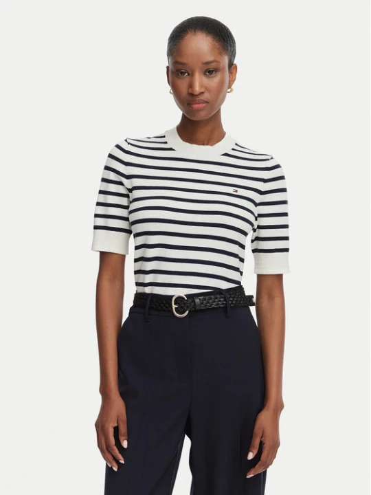 Foto del prodotto Tommy Hilfiger Maglione WW0WW49705 Crema Regular Fit
