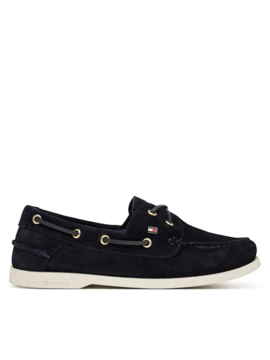 Foto del prodotto Tommy Hilfiger Mocassini Hilfiger Suede Boat Shoe FW0FW09338 Blu scuro