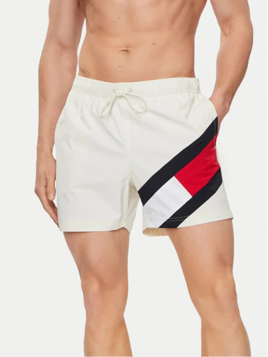 Foto del prodotto Tommy Hilfiger Pantaloncini da bagno UM0UM02048 Bianco Slim Fit