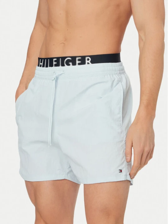 Foto del prodotto Tommy Hilfiger Pantaloncini da bagno UM0UM03749 Azzurro chiaro Regular Fit