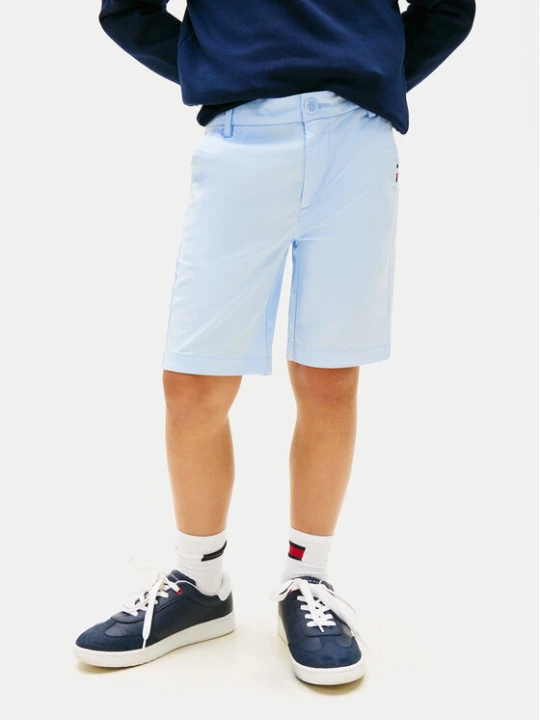Foto del prodotto Tommy Hilfiger Pantaloncini di tessuto 1986 Essential KB0KB09641 Azzurro chiaro Regular Fit