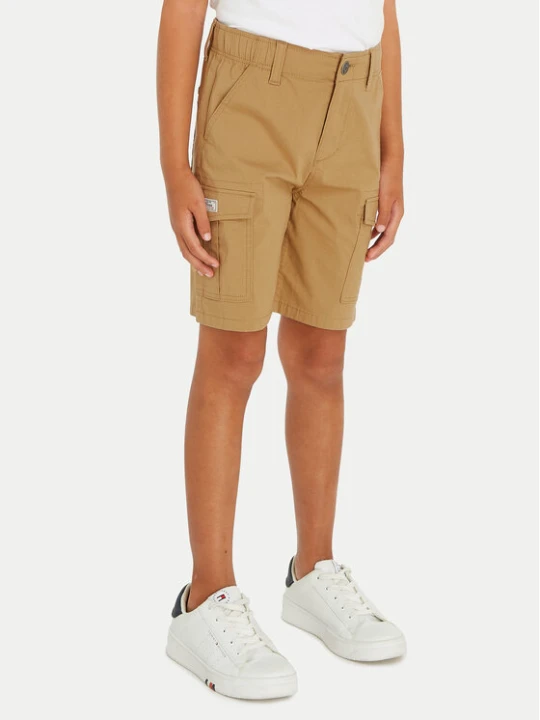 Foto del prodotto Tommy Hilfiger Pantaloncini di tessuto KB0KB08799 Beige Straight Fit
