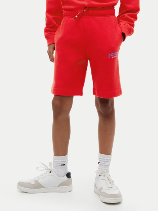 Foto del prodotto Tommy Hilfiger Pantaloncini sportivi KB0KB10242 Rosso chiaro Regular Fit