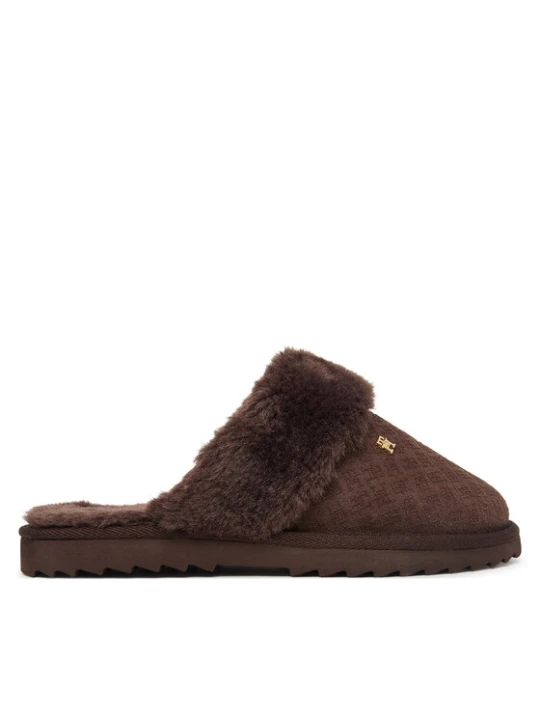 Foto del prodotto Tommy Hilfiger Pantofole Th Premium Shearling Shoes FW0FW09947 Marrone scuro