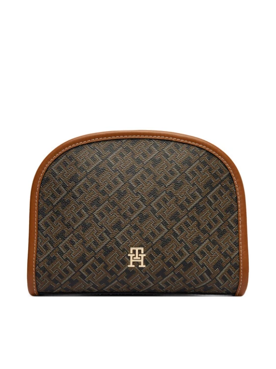 Foto del prodotto Tommy Hilfiger Pochette per cosmetici Th Icon Washbag Mono Print AW0AW18927 Nero