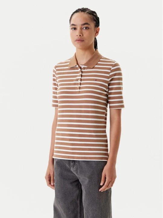 Foto del prodotto Tommy Hilfiger Polo 1895 WW0WW43224 Marrone Regular Fit
