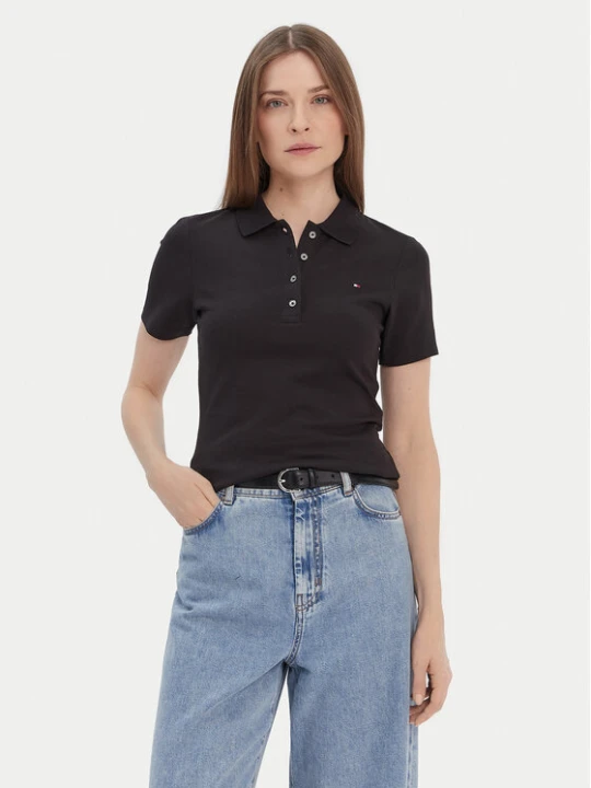 Foto del prodotto Tommy Hilfiger Polo 1985 WW0WW42047 Nero Slim Fit
