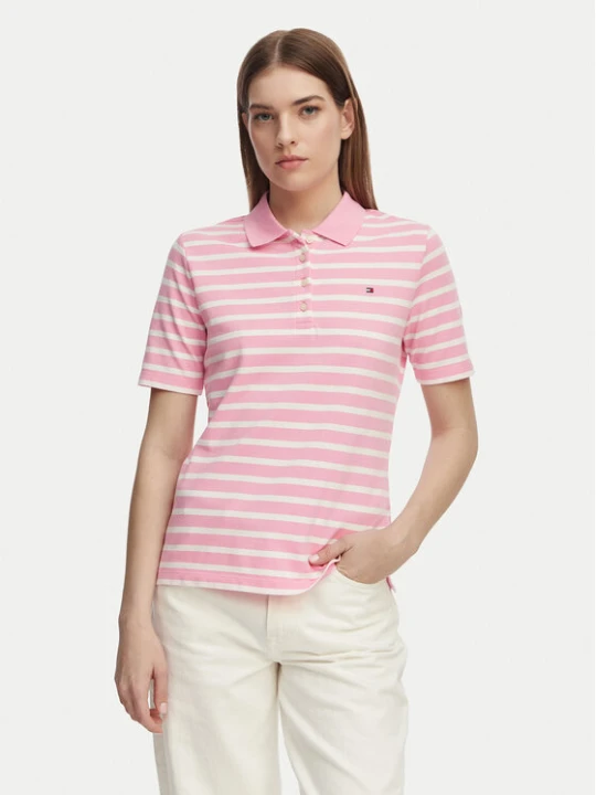 Foto del prodotto Tommy Hilfiger Polo 1985 WW0WW43224 Rosa chiaro Regular Fit