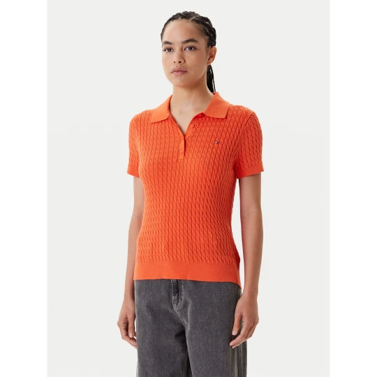 Foto del prodotto Tommy Hilfiger Polo Fine WW0WW41474 Arancione Regular Fit