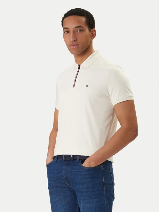 Foto del prodotto Tommy Hilfiger Polo MW0MW41613 Écru Regular Fit Crema