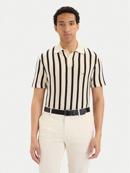 Foto del prodotto Tommy Hilfiger Polo MW0MW42770 Crema Regular Fit