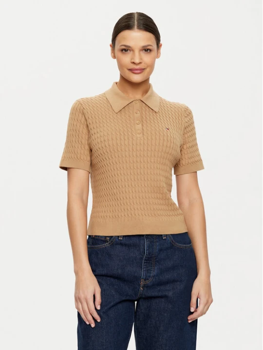 Foto del prodotto Tommy Hilfiger Polo WW0WW43957 Beige Regular Fit