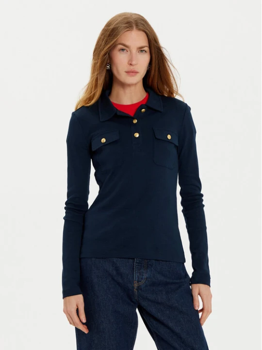 Foto del prodotto Tommy Hilfiger Polo WW0WW45308 Blu scuro Slim Fit