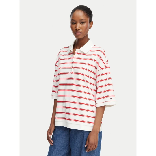 Foto del prodotto Tommy Hilfiger Polo WW0WW50026 Multicolore Oversize