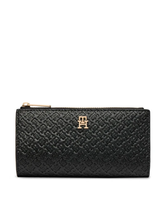 Foto del prodotto Tommy Hilfiger Portafoglio Th Icon Long Bifold Mono AW0AW18989 Nero